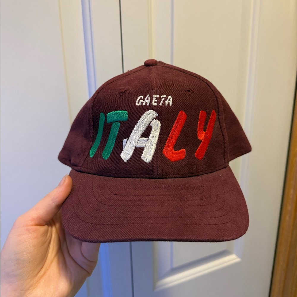 Gaeta Italy Maroon Cap